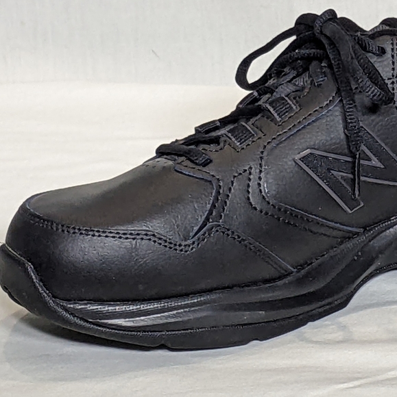 NEW New Balance 411 4E Xwide Leather Walking Comfort Shoe 8.5 black - Picture 3 of 5